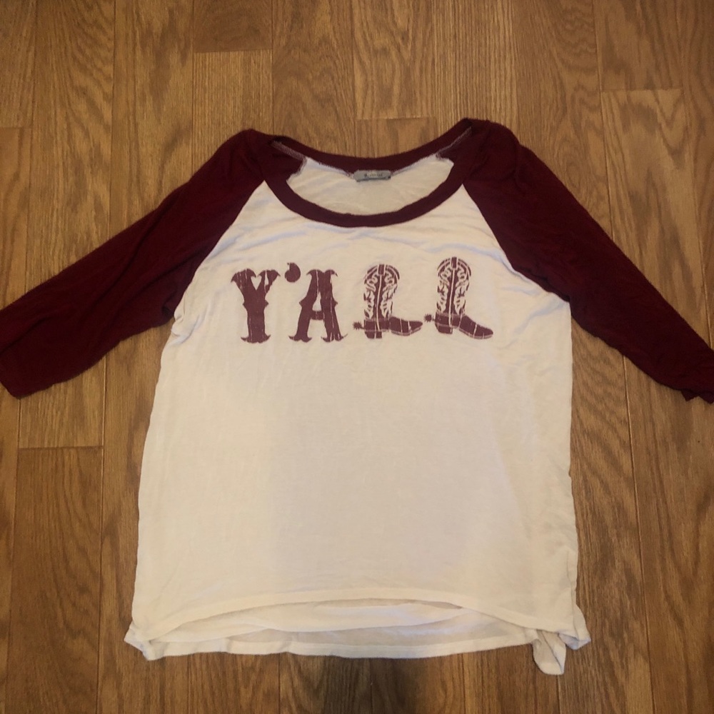Light weight “YALL” shirt